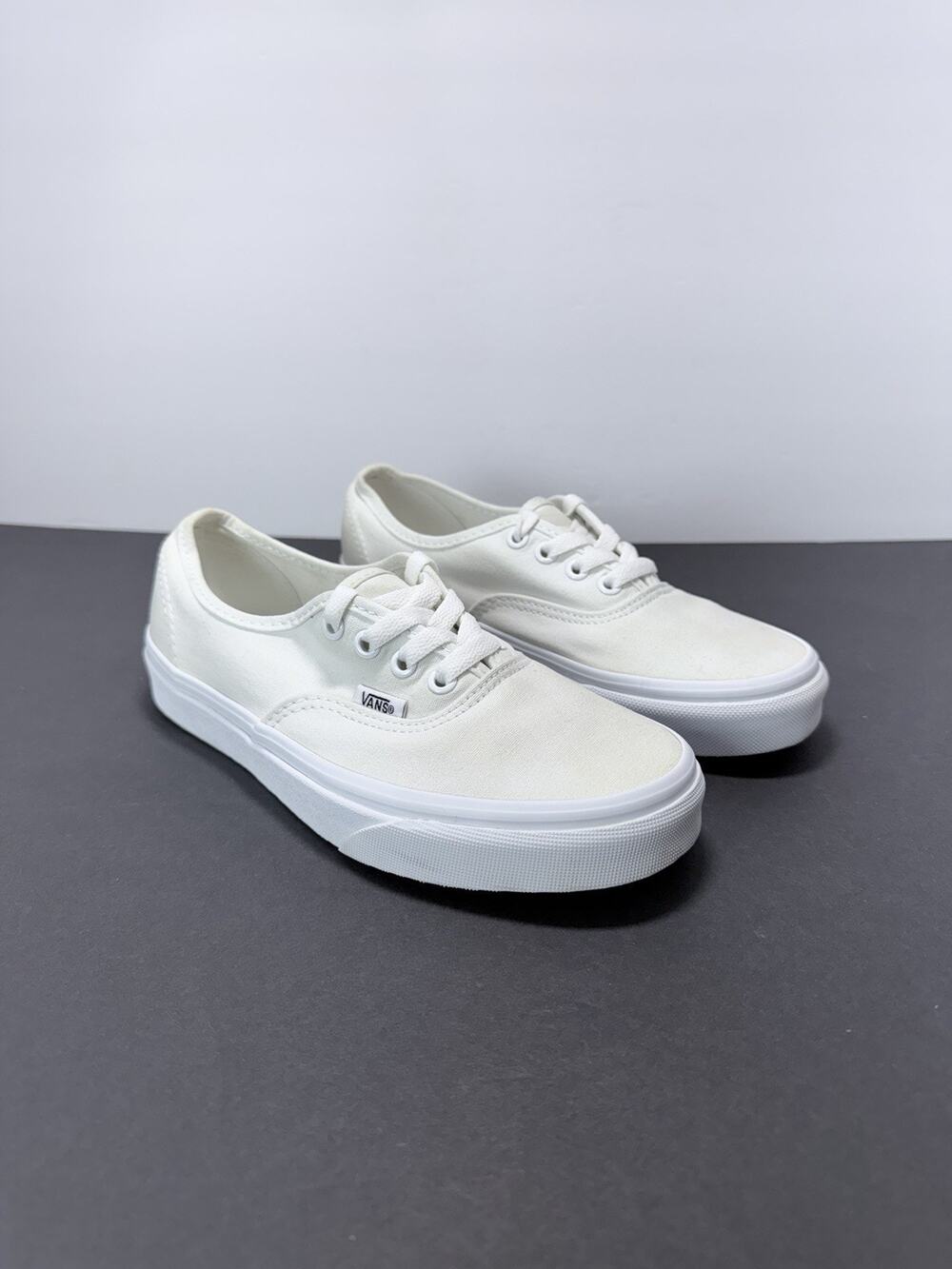 VANS Authentic True White Canvas Shoes Women’s Size M/5 W/6.5
